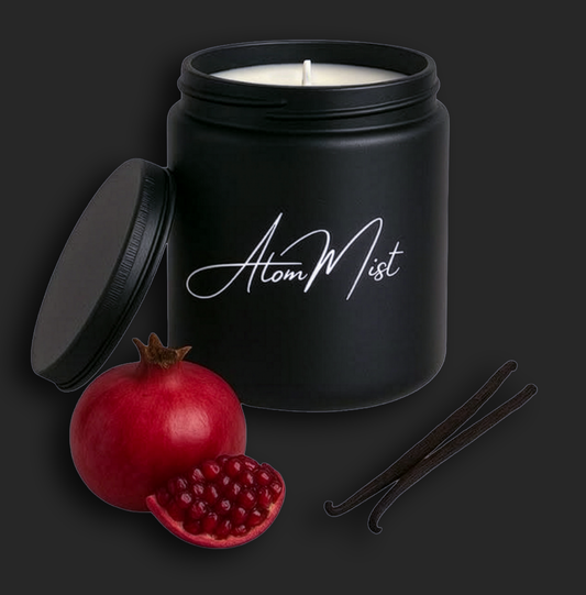 Pomegranate & Vanilla Scented Candle